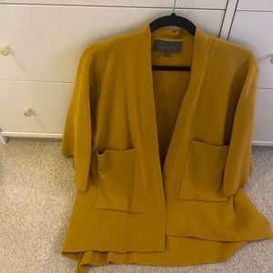 Oversized mustard cardigan - Sunday in Brooklyn